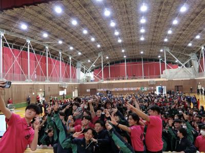 閉祭式の後の全体写真